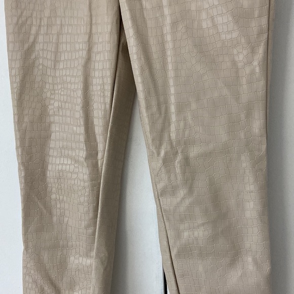 Croc Print Leather Pants - Picture 5 of 6